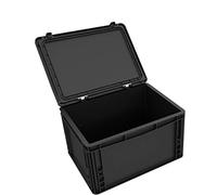 Auer Packaging DDEB215ESD Eurocontainer Case/Euro Box avec Couvercle pivotant ESD Ed 43/22 HG