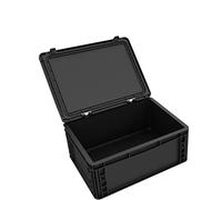 AUER Packaging GmbH DDEB165ESD Valise Eurocontainer/Boîte Euro avec Couvercle à charnière ESD Ed 43/17 HG