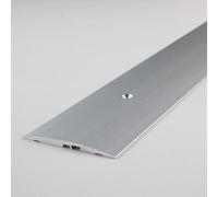 AUER Profilé de jonction / Rail de jonction type 08 en aluminium anodisé Perçage au centre Argenté Largeur 60 mm