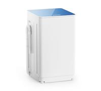 Auertech Machine à laver portable de 8,2 kg, machine à laver portable entièrement automatique avec affichage LED, 7 cycles de lavage, 4 niveaux d'eau, laveuse à charge par le haut pour appartement