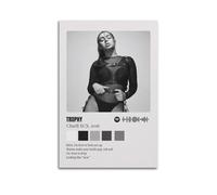 AUEYQWHE Trophée - Charli XCX Poster mural esthétique couverture poster design peinture pour salon, chambre à coucher, 50 x 75 cm, style sans cadre