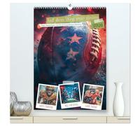 Auf dem Weg zum Ruhm (hochwertiger Premium Wandkalender 2026 DIN A2 hoch), Kunstdruck in Hochglanz: American Football ist ein intensiver und ... allem in den Vereinigten Staaten populär ist.