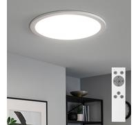 Aufbaulampe Panneau Plafonnier Rond Blanc Variateur Télécommande LED Tdc D 40 CM