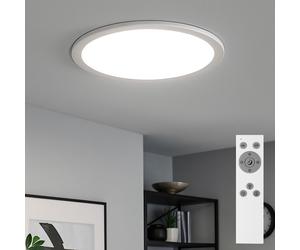 Aufbaulampe Panneau Plafonnier Rond Blanc Variateur Télécommande LED Tdc D 40 CM