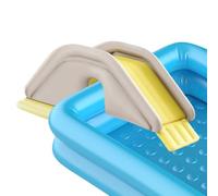 Aufblasbare Poolrutsche, Aufblasbare Wasserrutsche | Stabiler Tragbarer Zwei-Wege-PVC-Pool, Der In Den Pool Gleitet | Poolausrüstung, Spielcenter, Poolrutsche Für Einbaupool, Hinterhof-Wasserpark