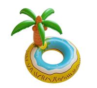 Aufblasbare Schwimmmatte - Îlot Flottant Géant Palmier Tropique en PVC Robuste | Fauteuil De Piscine Et Matelas Pneumatique Aquatique pour Adultes | Bouée Tube Grande Taille 120 X 120 Cm