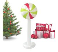 Aufblasbare Weihnachtsdekoration - Große Luftballons | Aufblasbare Riesen-Lollipops für Festliche Anlässe | Farbenfrohe Deko für Garten, Rasen, Haustür, Party