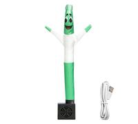 Aufblasbarer Tanzmann - 20 x 7,5 x 50 cm | Wackelnde Arme Mini Inflatable Tube Man mit Gebläse, Lustige Dekoration für Weihnachten, Zuhause, Büro, Geschäft, Tischdekoration, Schüttelnder Körperröhren
