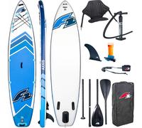 Aufblasbares SUP-Board F2 Axxis 12'2" Light Blue Combo - Paddel 2-in-1 & Sitz