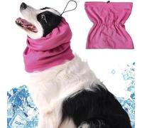 Aufbnach Cache-Oreilles pour Chien Capuche Rafraîchissante Ajustable | couverture de tête pour chien Pour temps chaud bain et toilettage extérieur voyage jardin cour plage et parc