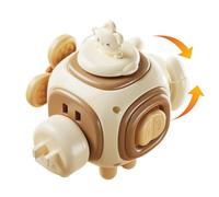 Aufbnach Cubes d'éveil sensoriels,Jeu interactif à Six Faces - Jouet sensoriel en Forme de Lapin | pour Garçons Filles Apprentissage Précoce Jeu en Famille à la Maison Salle de Jeux