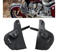 AUFER Housse de Protection Souple pour Barres de Moto - Déflecteurs d'air inférieurs - Compatible avec Les modèles Indian Chief Chieftain Road Master Springfield à partir de 2014