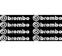 Aufgeklebt Autocollant pour étrier de frein Résistant à la chaleur, adapté pour 8 pièces, autocollant de tuning haute performance pour voiture, autocollant JDM, décalcomanies pour étrier de frein