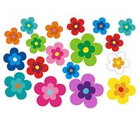 aufgeklebt.de Autocollants pour Voiture, Floral Design: Mini Fleurs 15-51 pièces - mélangées!