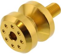 Aufnahmehülse JMP Bolt M10 Aluminium gold für Kawasaki ZX-6R , KTM Duke Z ER-6 N/F 125 / 250 / 300 / 600 / 636 / 650 / 690 / 750 / 850 / 900 / 1000