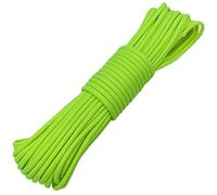 aufodara 15 Mètre Paracord Lumineux 9 Brins Nylon Corde 4mm pour Cordes pour Parachute Bracelet Corde, Corde de Tente, Outdoor et DIY Tisser (Jaune Clair, 15 Mètre)