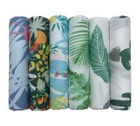 aufodara Tissus Coton 6 pièces Textile Patchwork Chiffons Couture Quilting DIY Fabric à la Main en Tissu à Coudre 50 x 50 cm Vêtements Sewing Artisanat (U-B903)
