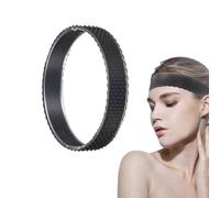 Aufquwk Bandeau pour perruque | Bandeau et cravate en silicone antidérapant anti-transpiration réglable,Bandes de perruque pour maintenir les perruques en place, élastique en silicone transparent et