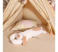 Aufquwk Bouillotte Électrique en Peluche Animale | Doudou Chiot Réchauffable - Jouet Électrique à Température Réglable avec Arrêt Automatique | Pour Dos Nuque Ventre Règles Filles Garçons