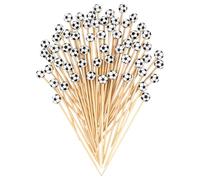 Aufquwk Choix de nourriture pour les amuse-gueules, dents de football pour les amuse-gueules | Cocktails de football de baseball pour boire un verre,100 pièces bains des collations de dessert de