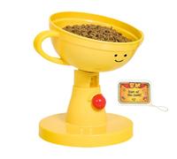 Aufquwk Gamelles Surélevées pour Chats,Bol d'alimentation avec 5 Hauteurs Réglables et Inclinaison 15°-60° en Forme de Trophée Animal de Compagnie - Distributeur d'alimentation Animal Anti-Dérapant -