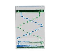 Aufquwk Jouets à Mouvement Liquide, minuterie Liquide - Minuterie d'huile portative en Acrylique - Jouets de Bureau Anti-Stress pour et Adultes, minuteries d'eau, Jouets sensoriels liquides,