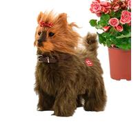 Aufquwk Robot Chiot Réaliste,Jouet Éducatif et Interactif pour,Canin Robotisé | pour Enfant Maison Anniversaire Noël