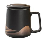 Aufquwk Tasse À Thé Avec Infuseur | Mug De Théière Avec Infuseur, 360 Ml | Tasse À Thé Avec Passoire,Pour Femmes Amateurs Maison Lieu De Travail Bureaux Café Voyage