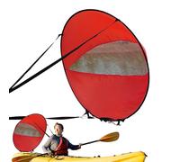 Aufquwk Voile à Vent pour Bateau de Kayak, Voile à pagaie pour Kayak sous Le Vent - Voiles de Planche à Voile, Paddle, Kayak avec fenêtre Transparente,Fournitures de Navigation polyvalentes, pagaie à