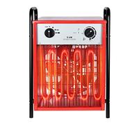 Aufun 9KW Radiateur Ventilateur, Radiateur Électrique Industriel Professionnel Poêle avec 3 Niveaux de Chauffage, Protection Contre Les Surcharges, Idéal pour Une Utilisation Intérieure et Extérieure