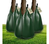 Aufun Lot de 3 sacs d'irrigation d'arbre de 75 l - Sac en PVC durable - Système d'irrigation de jardin avec ouverture de remplissage - Diamètre : 8,5 cm - Robuste et résistant aux intempéries - Pour