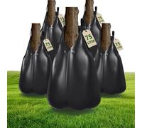 Aufun Lot de 5 sacs d'irrigation pour arbre, 75 l, sac en PVC durable, système d'irrigation de jardin avec ouverture de remplissage Ø 8,5 cm, robustes et résistants aux intempéries, pour petits et