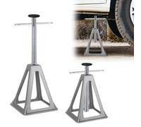Aufun tréteaux, tréteaux pour caravanes et remorques, accessoires pour caravanes, accessoires pour camping-cars, jusqu'à 1000 Kg de charge, réglable en hauteur (lot de 2)