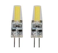 AUFWH 2 pcs/lot LED G4 G9 E14 3W 6W ampoule AC/DC 12V 220V lampe à LED COB projecteur lustre remplacer les lampes halogènes blanc froid/chaud-G4-3W-DC-12V_Blanc chaud