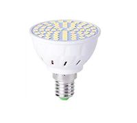 AUFWH （2PCS） LED MR16 Ampoule Spot E27 Lampada LED Lampe Maïs 220V E14 Projecteur GU10 Bombillas LED GU5.3 48 60 80LEDS Lampara B22 5W 7W 9W-E14 48 leds 220V_blanc