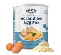 Augason Farms Mélange d'œufs brouillés pasteurisés - Fourniture alimentaire d'urgence, œuf brouillé déshydraté pour la pâtisserie et le camping - Aliment de survie sans gluten avec longue durée de