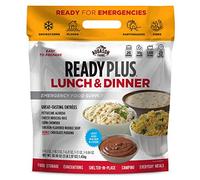 Augason Farms Ready Plus - Fournitures de secours pour déjeuner et dîner - Durée de vie de 25 ans, blanc, taille S