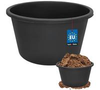 Auge de maçon - KOTARBAU - 90 L - Ø64 cm - PP/PE robuste - Parois hautes anti-débordement