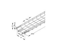 Auge filet inox 54x100 MTC 54.100 E3/3m