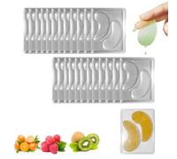 Augenklappenform DIY 12/24er Set | Transparente Augenform 9.5x7.5cm | Wiederverwendbare Trays für Maskenmaschine & Hautpflege, Pet Zubehör für Augenpads, Klar, Neu