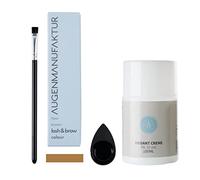 Augenmanufaktur Kit de teinture pour cils et sourcils - Colour Lash & Brow Base Kit pour teindre les cils et les sourcils pour un résultat naturel et durable (Marron)