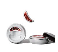 Augenmassagegerät eye massager EMS pour cernes et poches, massage masque pour yeux avec chaleur et refroidissement doux, appareil beauté yeux rechargeable silencieux visage à domicile