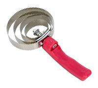 Augerlite Barrette pour cheval en acier inoxydable avec 4 anneaux, réversible, poignée ergonomique en polypropylène, entretien doux et épilation, antidérapant pour écurie, pâturage, écurie et poney