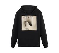 AUGFINDADREAM Men Long Sleeve Printed Hoodies Robin Trower Bridge of Sighs Hoody Sweatershirt Black L