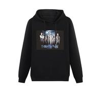 AUGFINDADREAM Men's Long Sleeve Torchwood Doctor Jack Rose Eve Myles John Barrowman Harkness Kai Hoodies with Drawstring Pockets Black 3XL