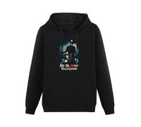 AUGFINDADREAM Men's My Bloody Valentine Horror Movie Long Sleeve Hooded Sweatshirt Hoodies with Drawstring Pockets Black 3XL