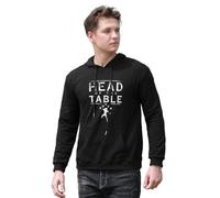 AUGFINDADREAM Men's Roman Reigns Head of The Table Printed Pullover Hoodies Long Sleeve Hooded Sweatshirt XXL