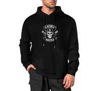 AUGFINDADREAM Men's Warm Hoody La Coka Nostra Men Long Sleeve Hooded Sweatshirt L