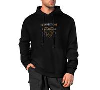 AUGFINDADREAM Men's Warm Hoody Simple Minds Men Long Sleeve Hooded Sweatshirt L