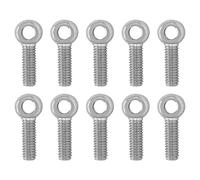Augiimor Lot de 10 boulons à œil en acier inoxydable 304 M6 x 20 mm soudés à épaule fermée